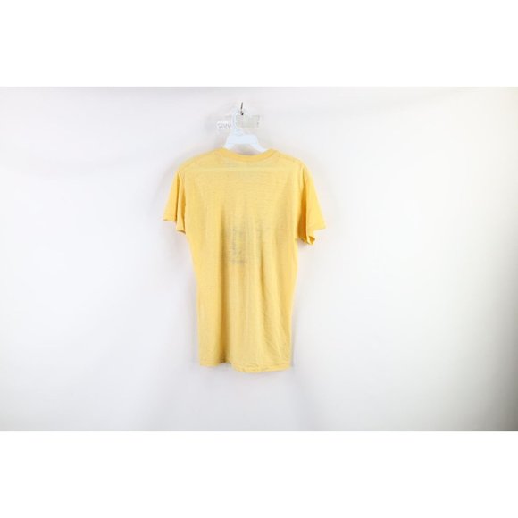 Vtg 70s Mens Large Thrashed Thin Spell Out King Kong Short Sleeve T-Shirt USA - Picture 15 of 16